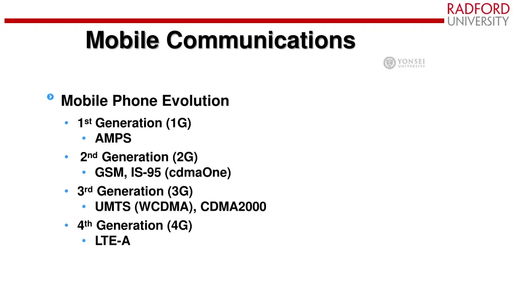 mobile communications