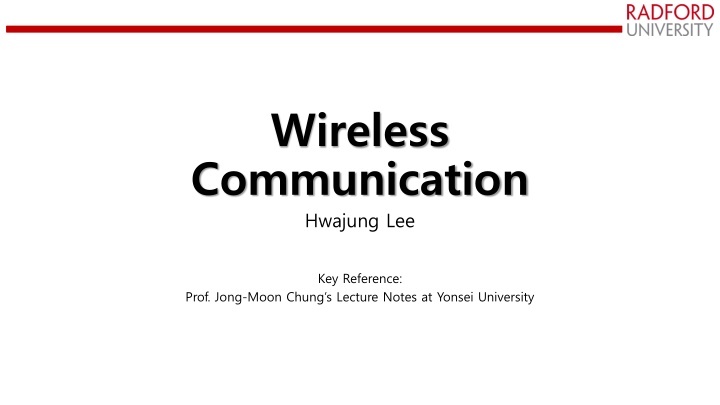 wireless communication hwajung lee