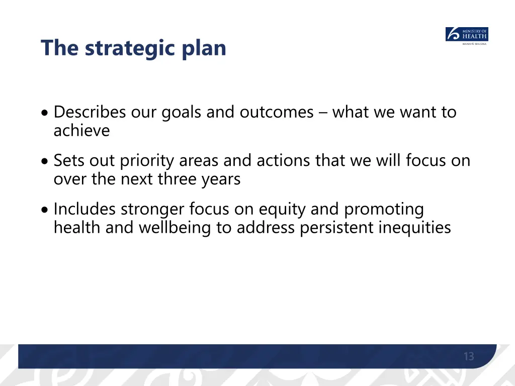 the strategic plan 1