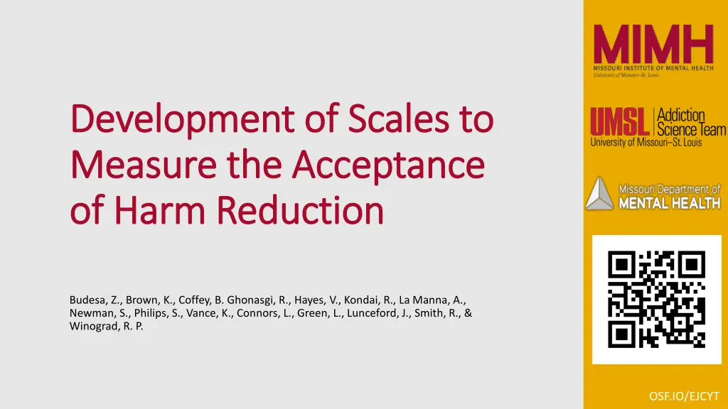 development of scales to development of scales 1