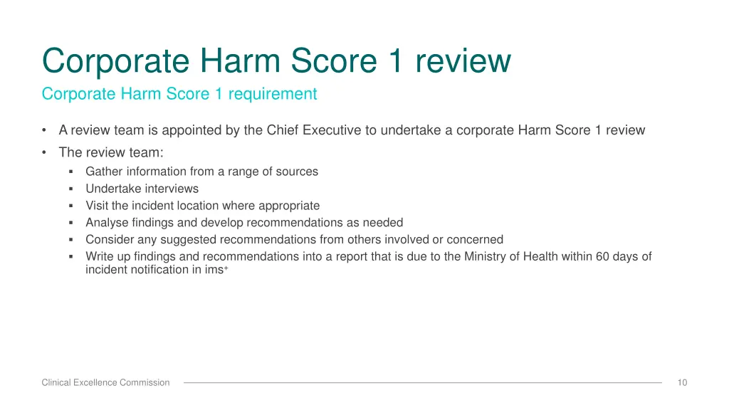 corporate harm score 1 review corporate harm