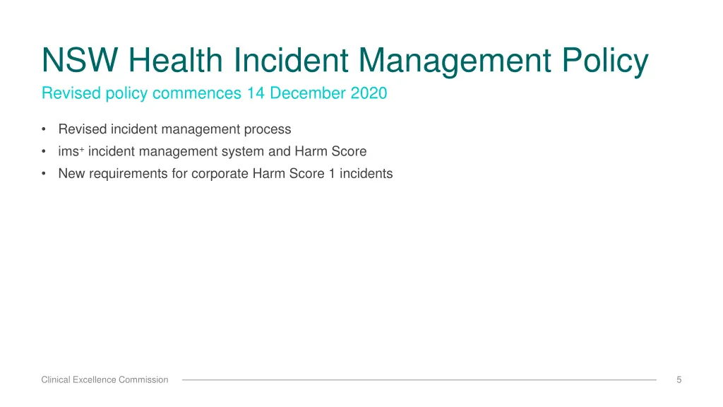 nsw health incident management policy revised