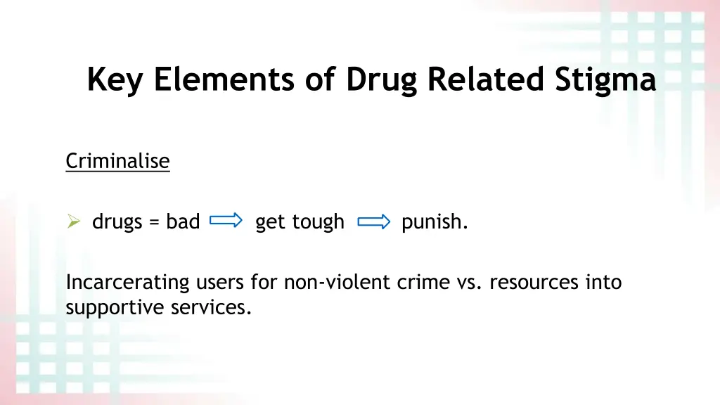 key elements of drug related stigma