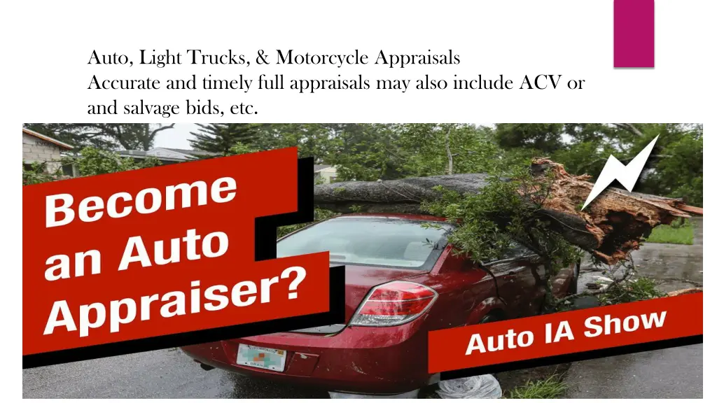 auto light trucks motorcycle appraisals accurate