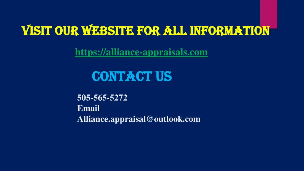 visit our website for all information visit