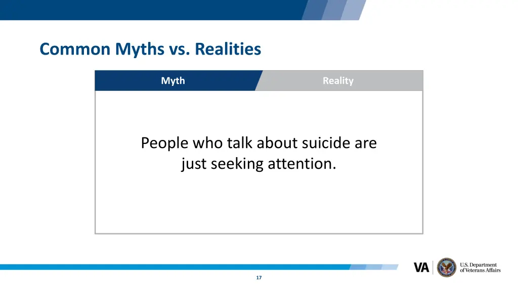 common myths vs realities 1