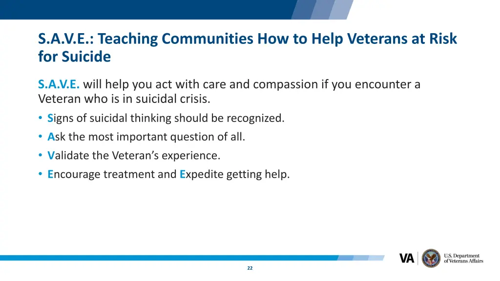 s a v e teaching communities how to help veterans