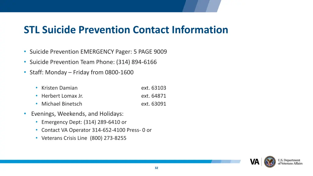 stl suicide prevention contact information