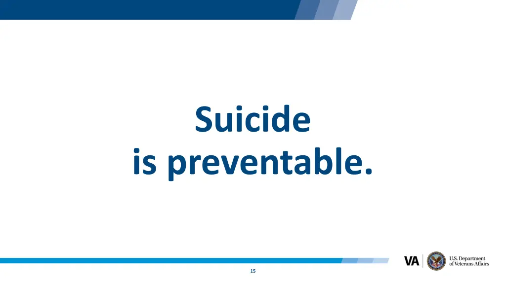 suicide is preventable