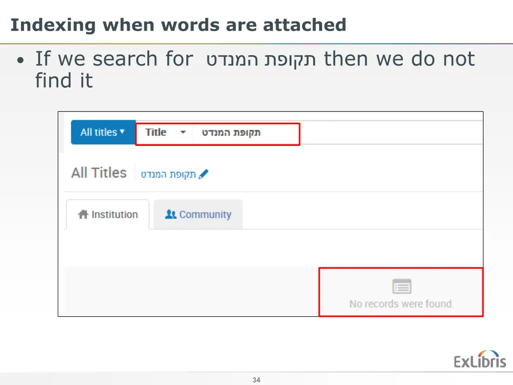 indexing when words are attached 3