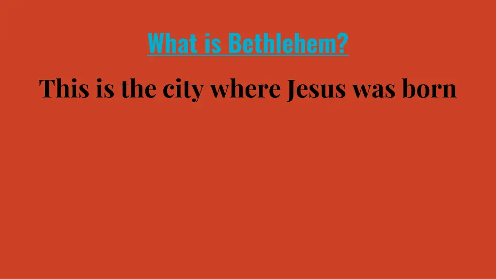 what is bethlehem