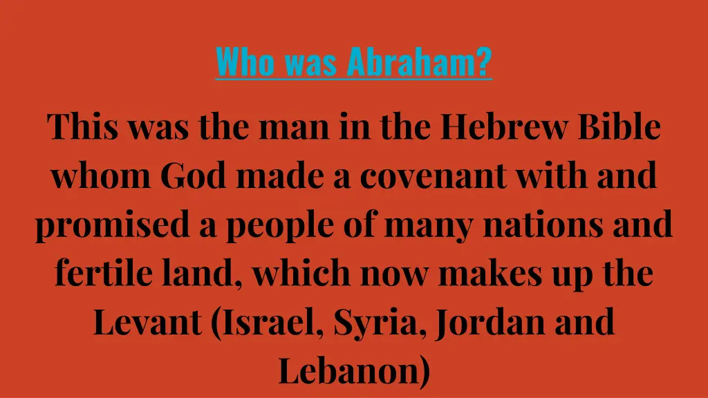 who was abraham