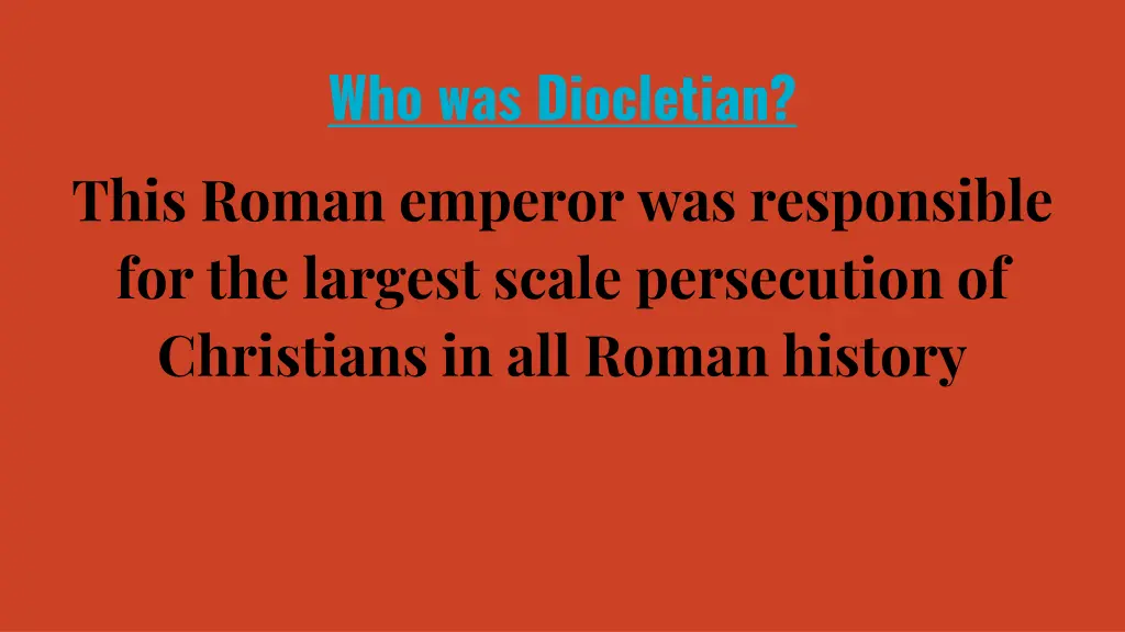 who was diocletian