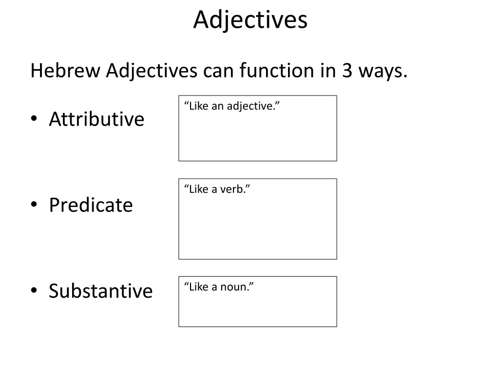 adjectives 2