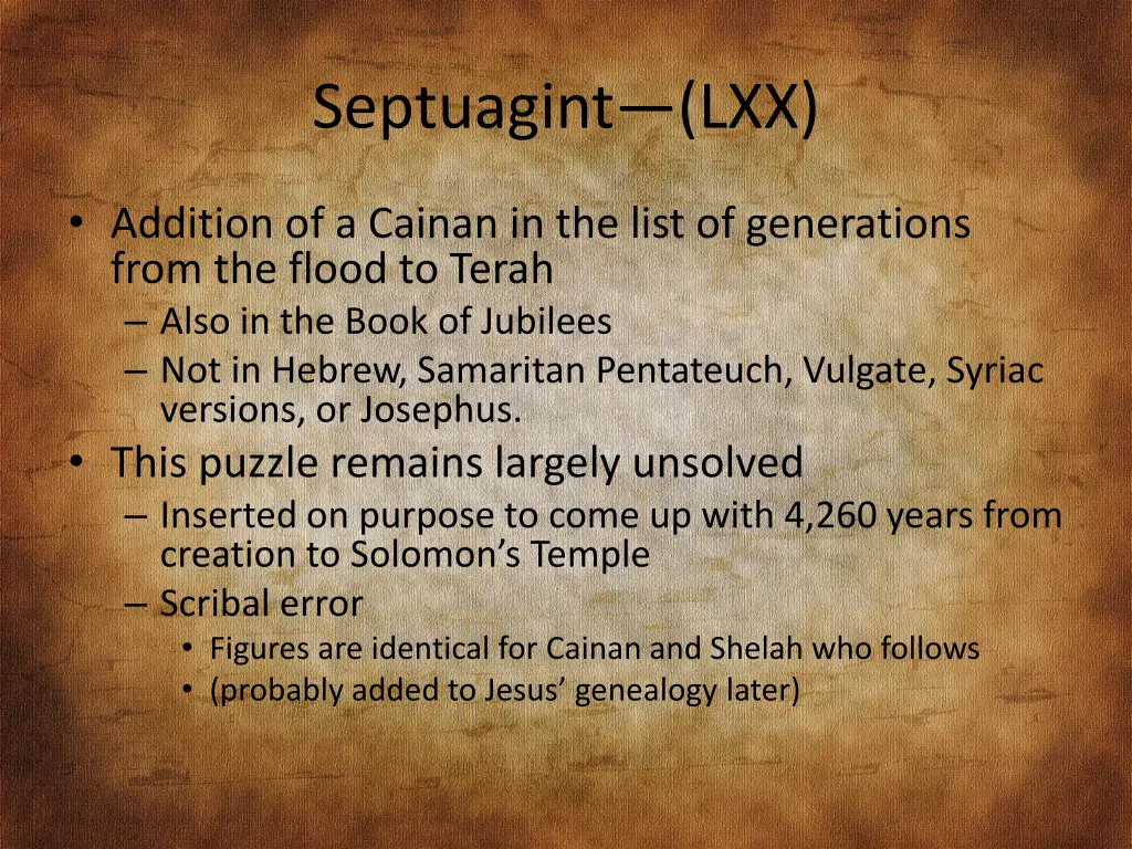 septuagint lxx