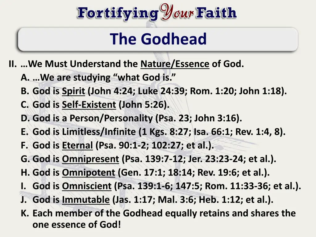 the godhead 1