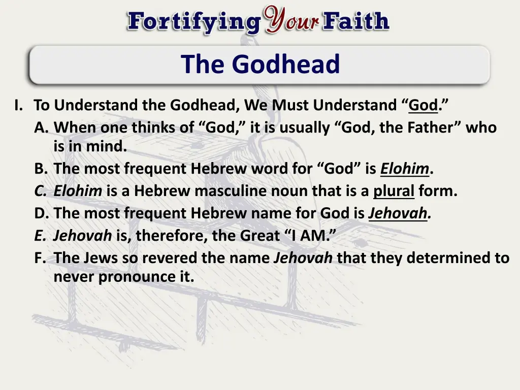 the godhead