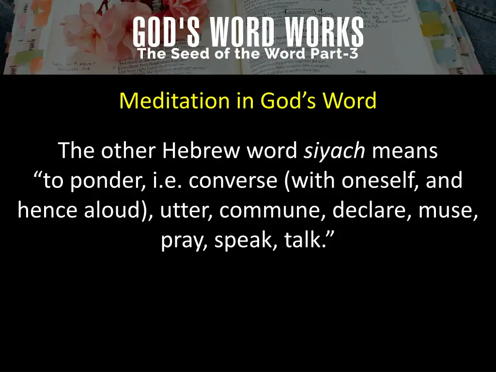 meditation in god s word 2