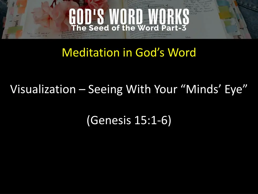 meditation in god s word 5