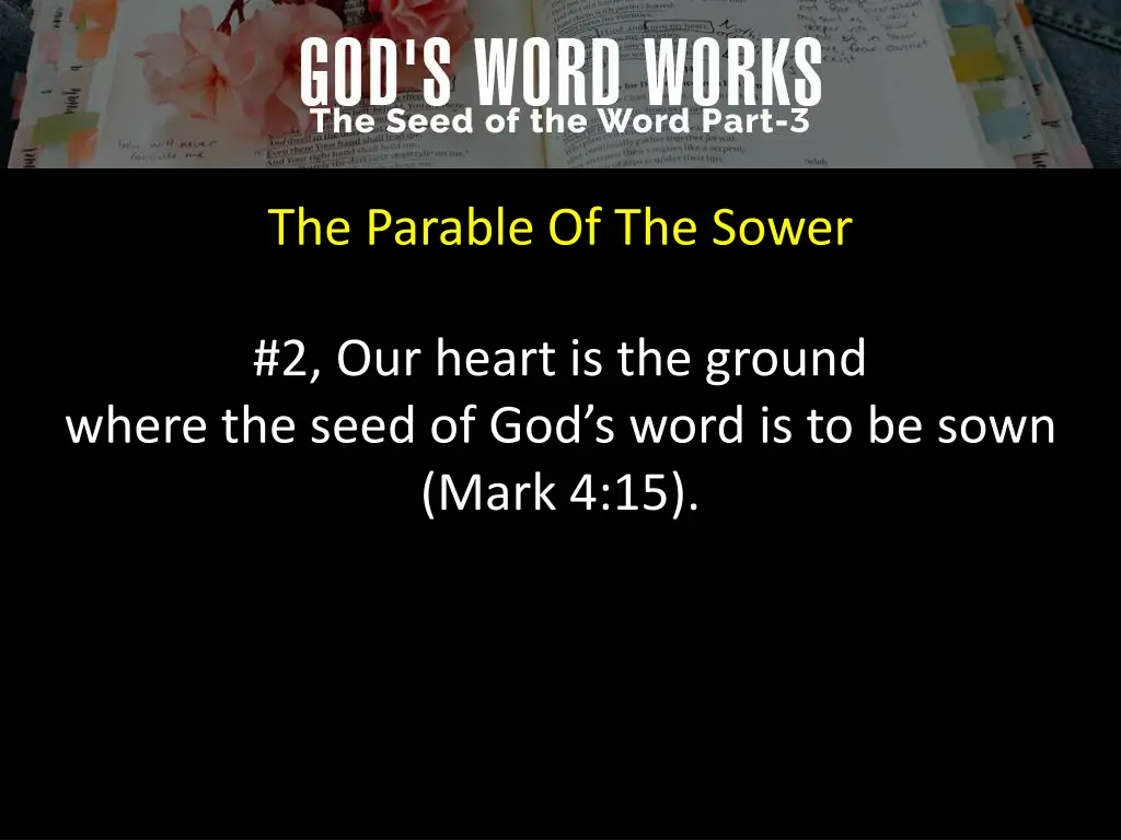 the parable of the sower 1