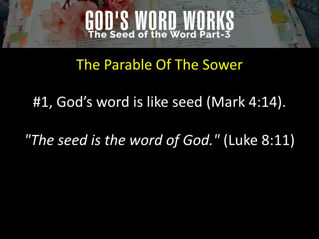 the parable of the sower