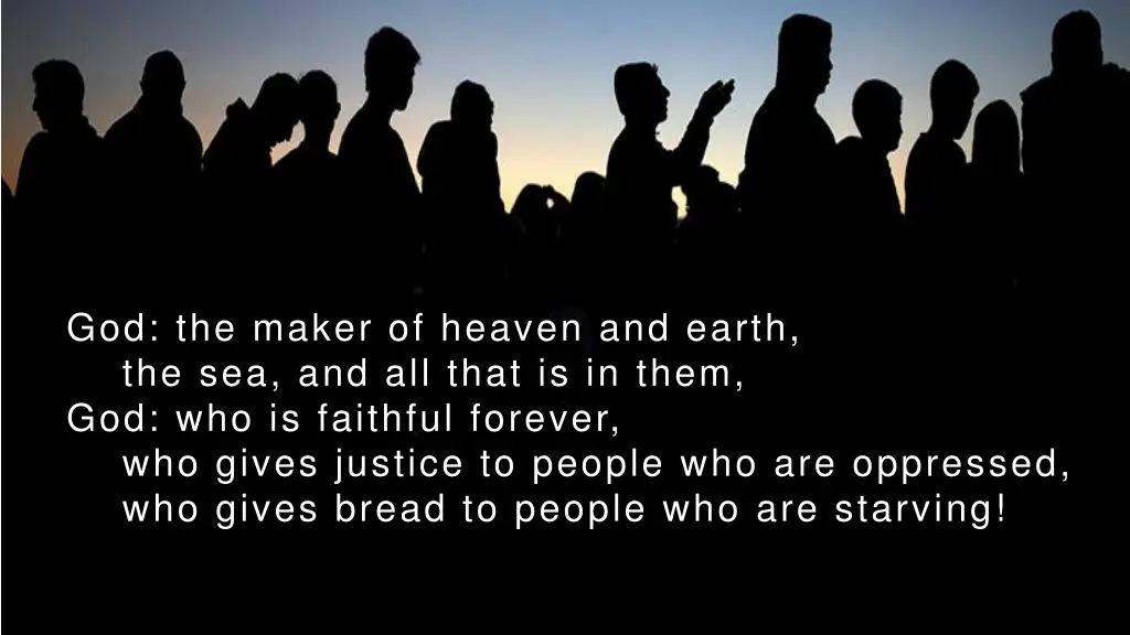 god the maker of heaven and earth