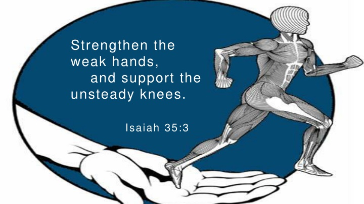 strengthen the weak hands and support