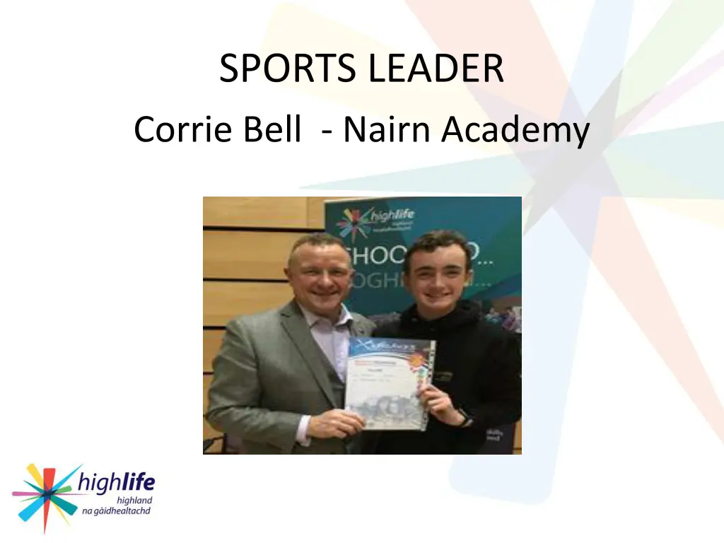 sports leader corrie bell nairn academy