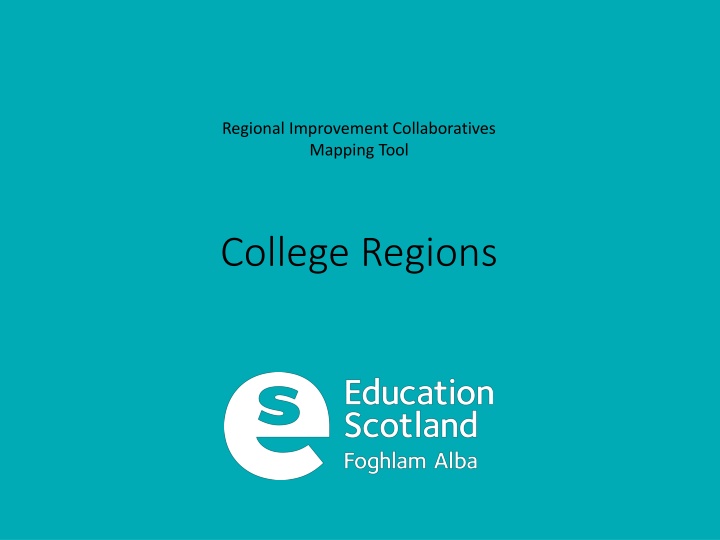 regional improvement collaboratives mapping tool