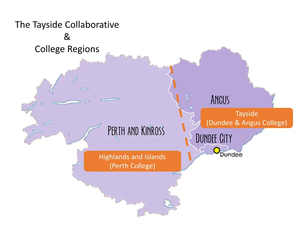 the tayside collaborative college regions