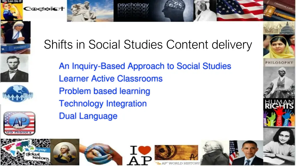 shifts in social studies content delivery