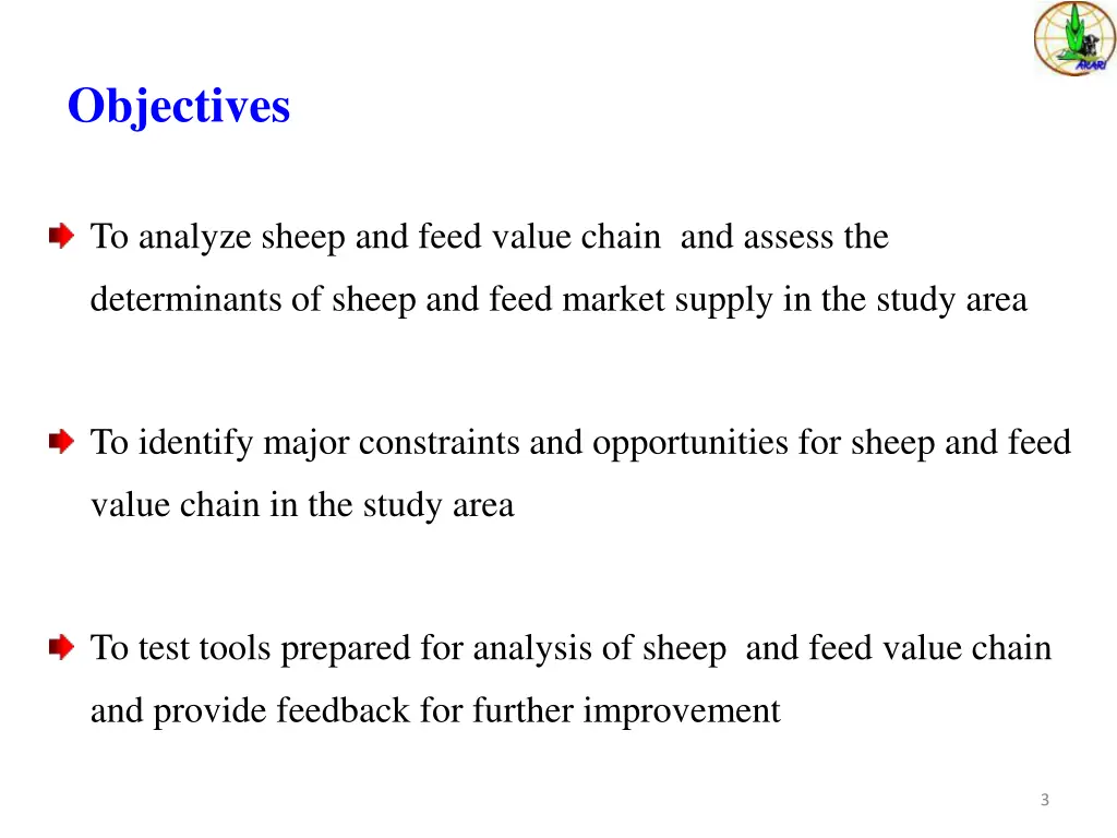 objectives