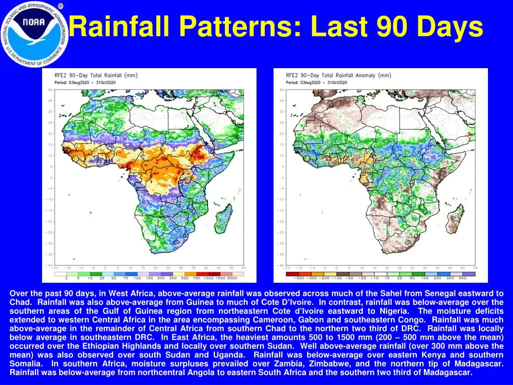 rainfall patterns last 90 days