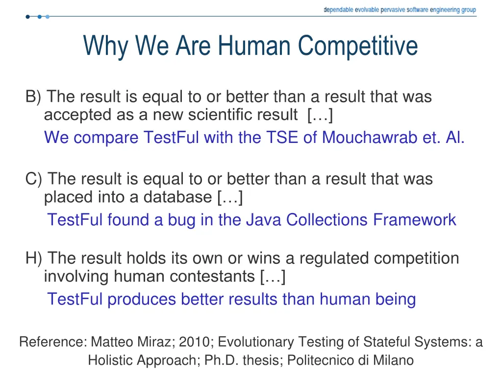 why we are human competitive