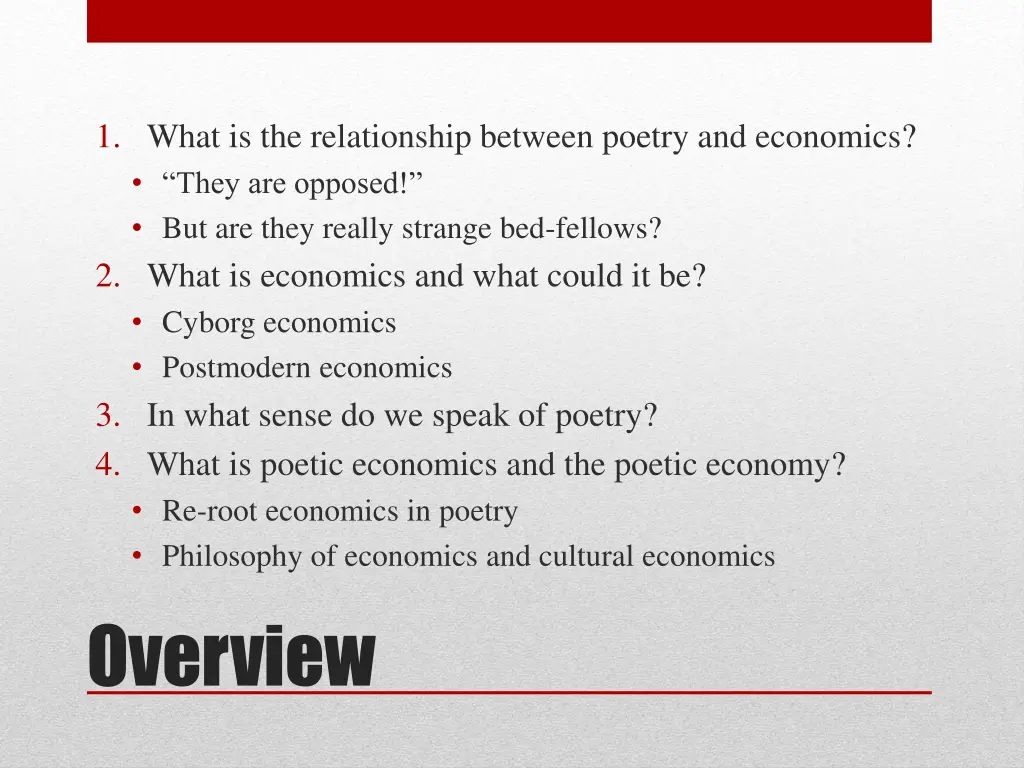 1 what is the relationship between poetry