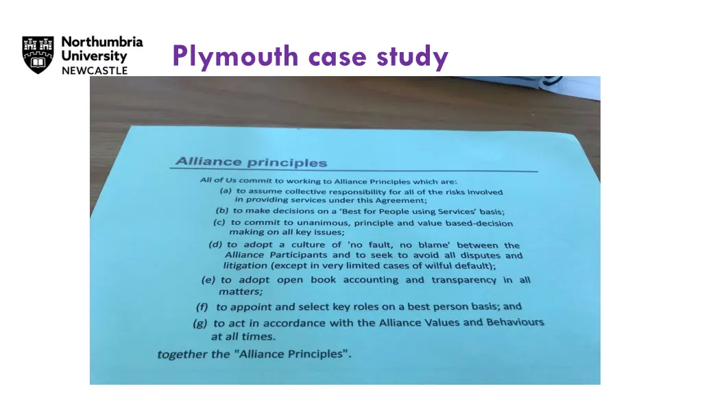 plymouth case study 2