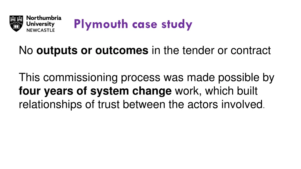 plymouth case study 3