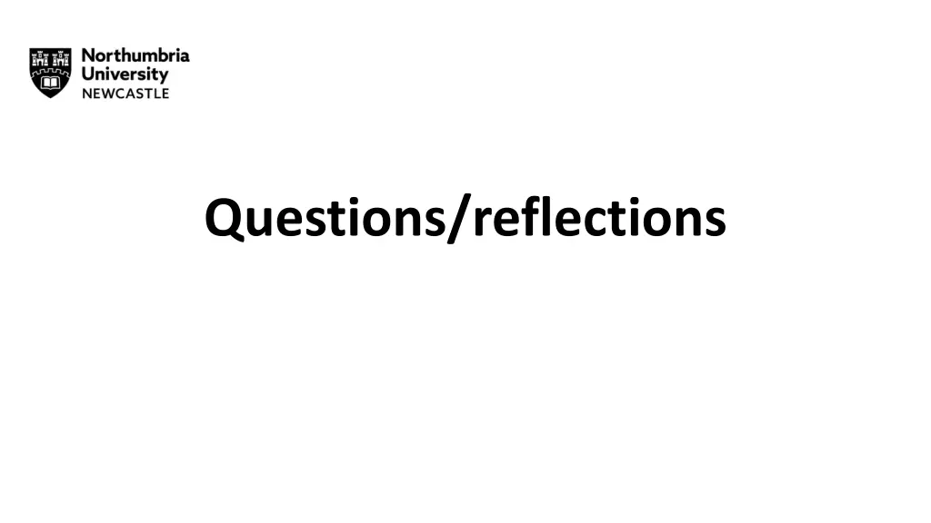 questions reflections