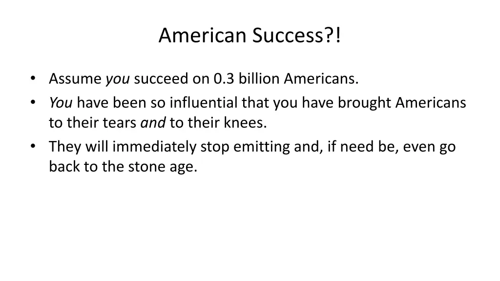 american success