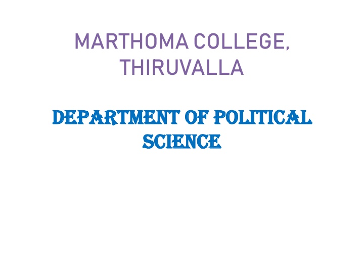 marthoma college thiruvalla