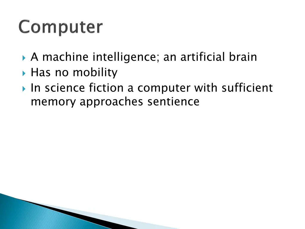 a machine intelligence an artificial brain