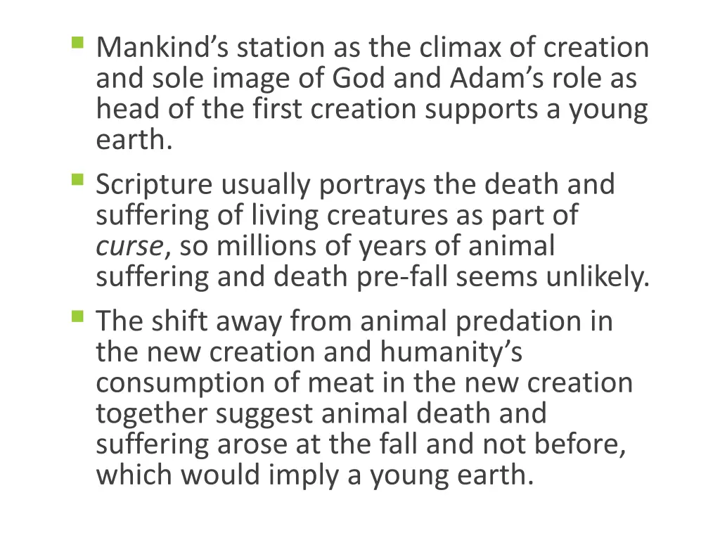 mankind s station as the climax of creation 1