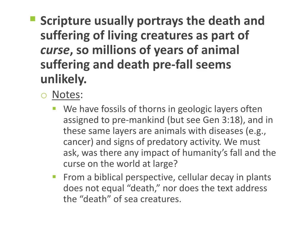 scripture usually portrays the death