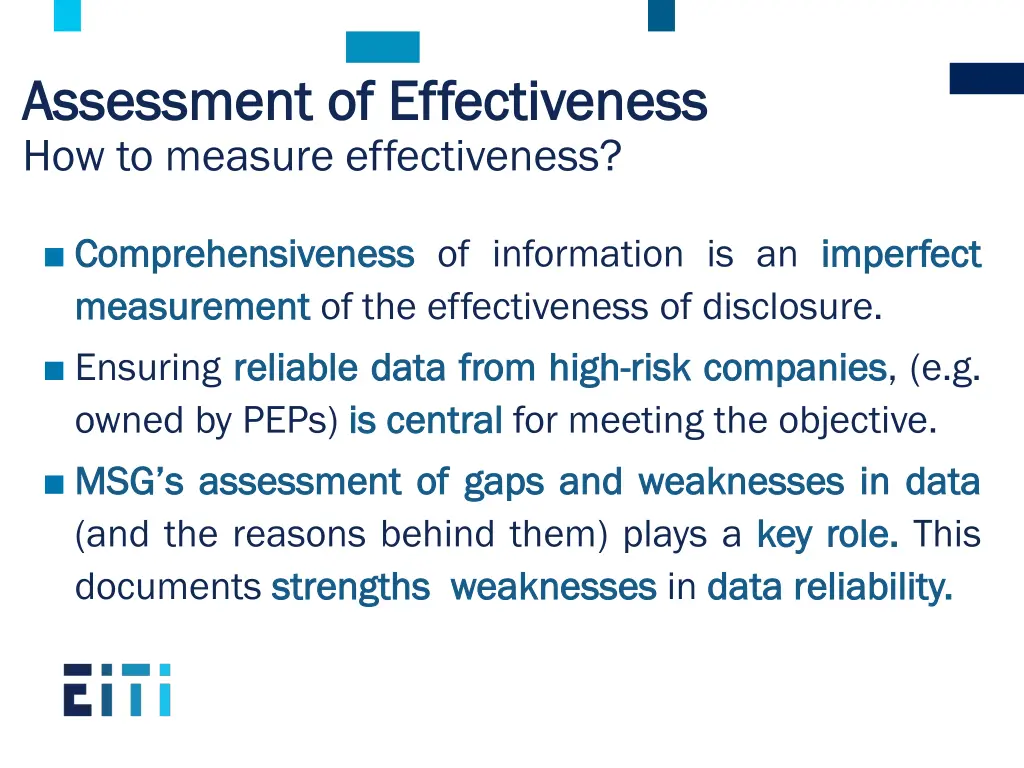 assessment of effectiveness assessment 1