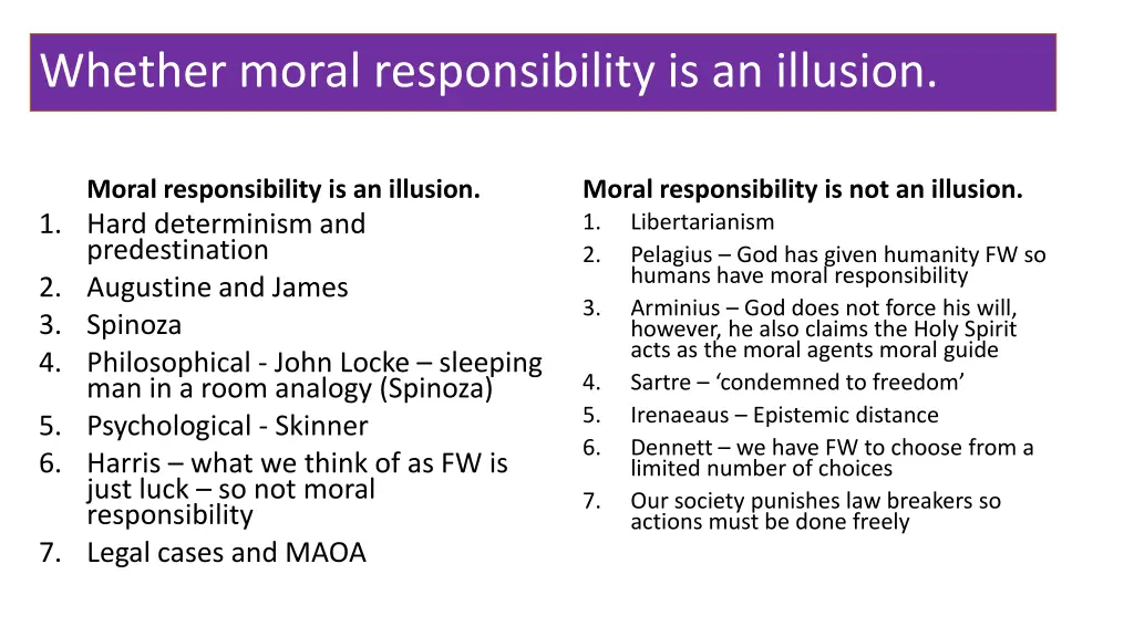 whether moral responsibility is an illusion