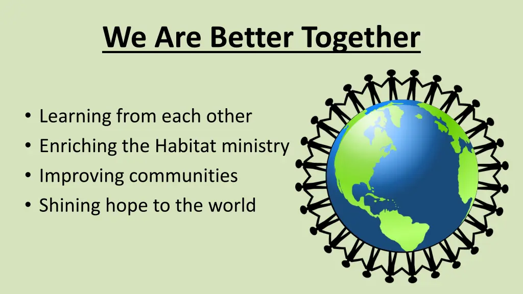 we are better together