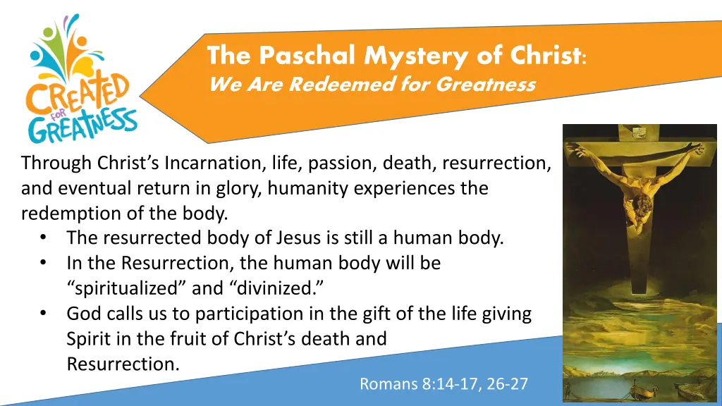 the paschal mystery of christ we are redeemed