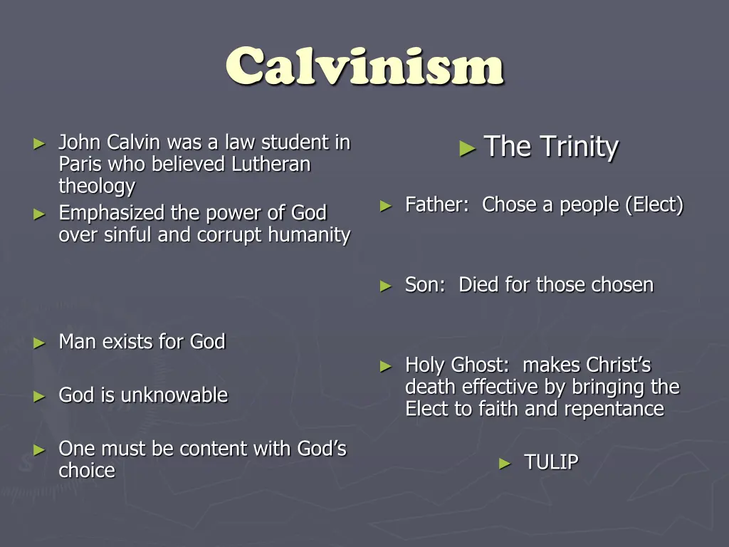 calvinism