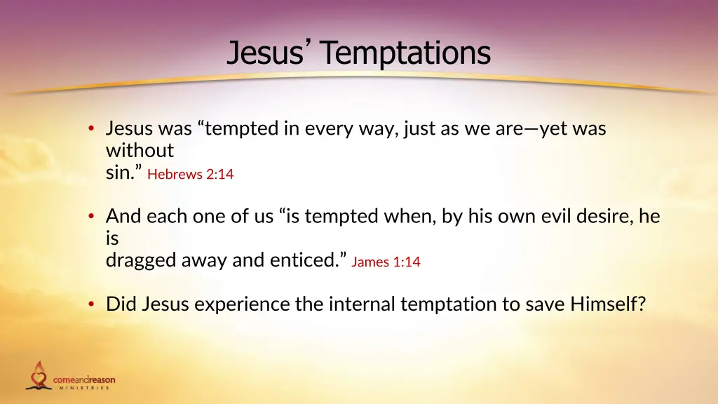 jesus temptations