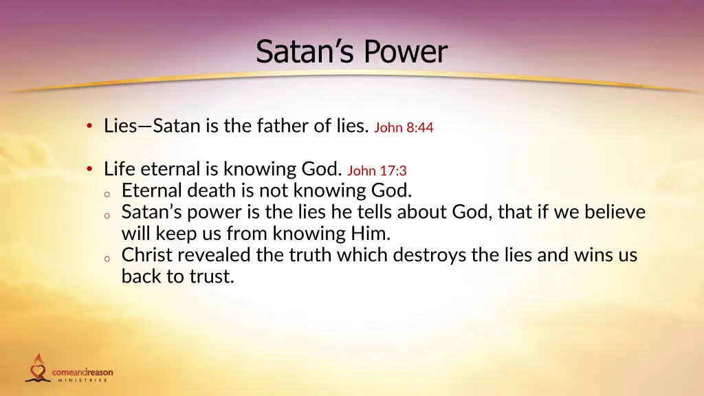 satan s power